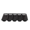 5 Cavity French Bread Roll Pan Nonstick Tray Foldable Soft Compact Storage for Kitchen Bakery Home Use