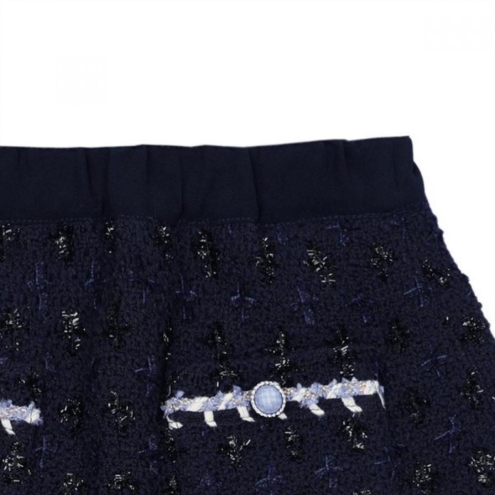 Tiffany Navy Pearl Tweed Sk T54kbs010 