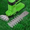 Rechargeable Lawn Edger And Bush Pruner With Carbon Steel Blades Suitable For Small Yard Landscaping