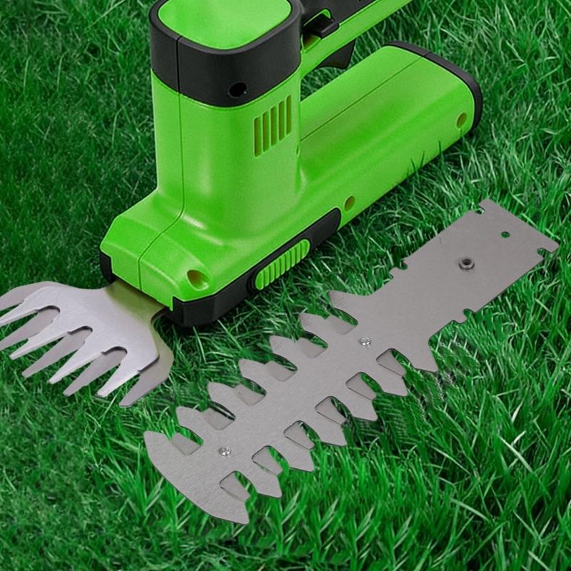 Rechargeable Lawn Edger And Bush Pruner With Carbon Steel Blades Suitable For Small Yard Landscaping