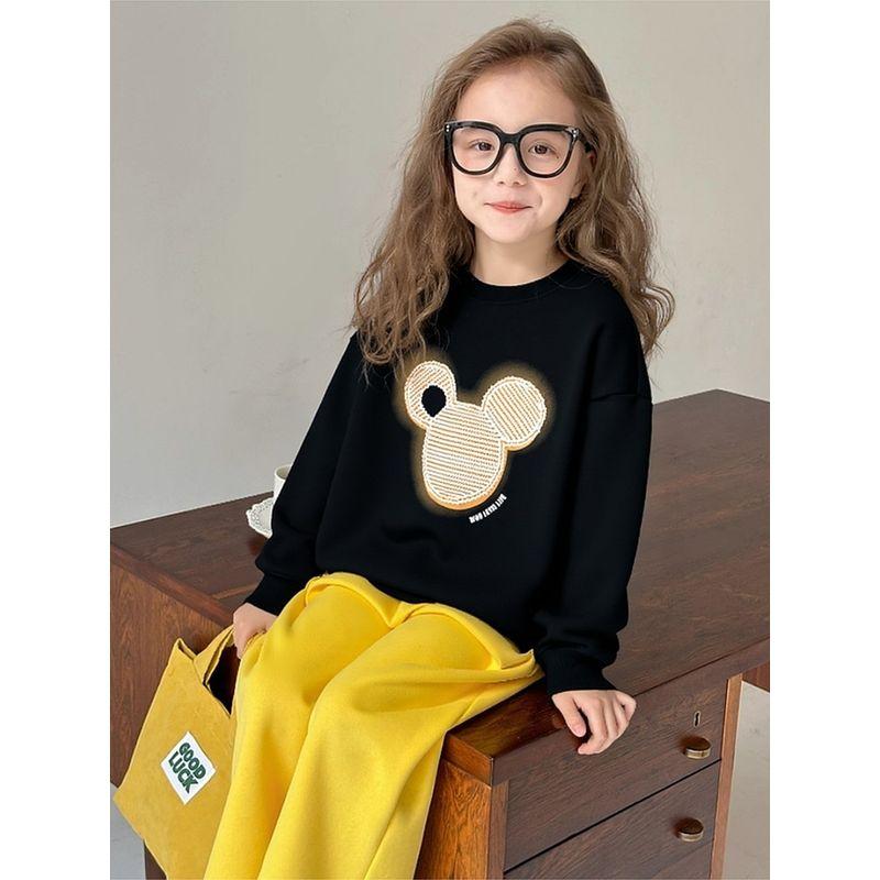 Brand Export Children's Clothing Autumn and Winter New Arrivals, Children's Fleece Sports Sweatshirt, Crew Neck Clothing for Older Boys and Girls