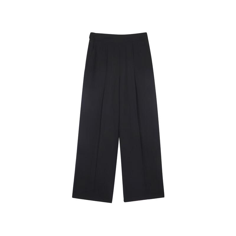 LESS 2024 Autumn Sheep Wool Straight-Leg Pants