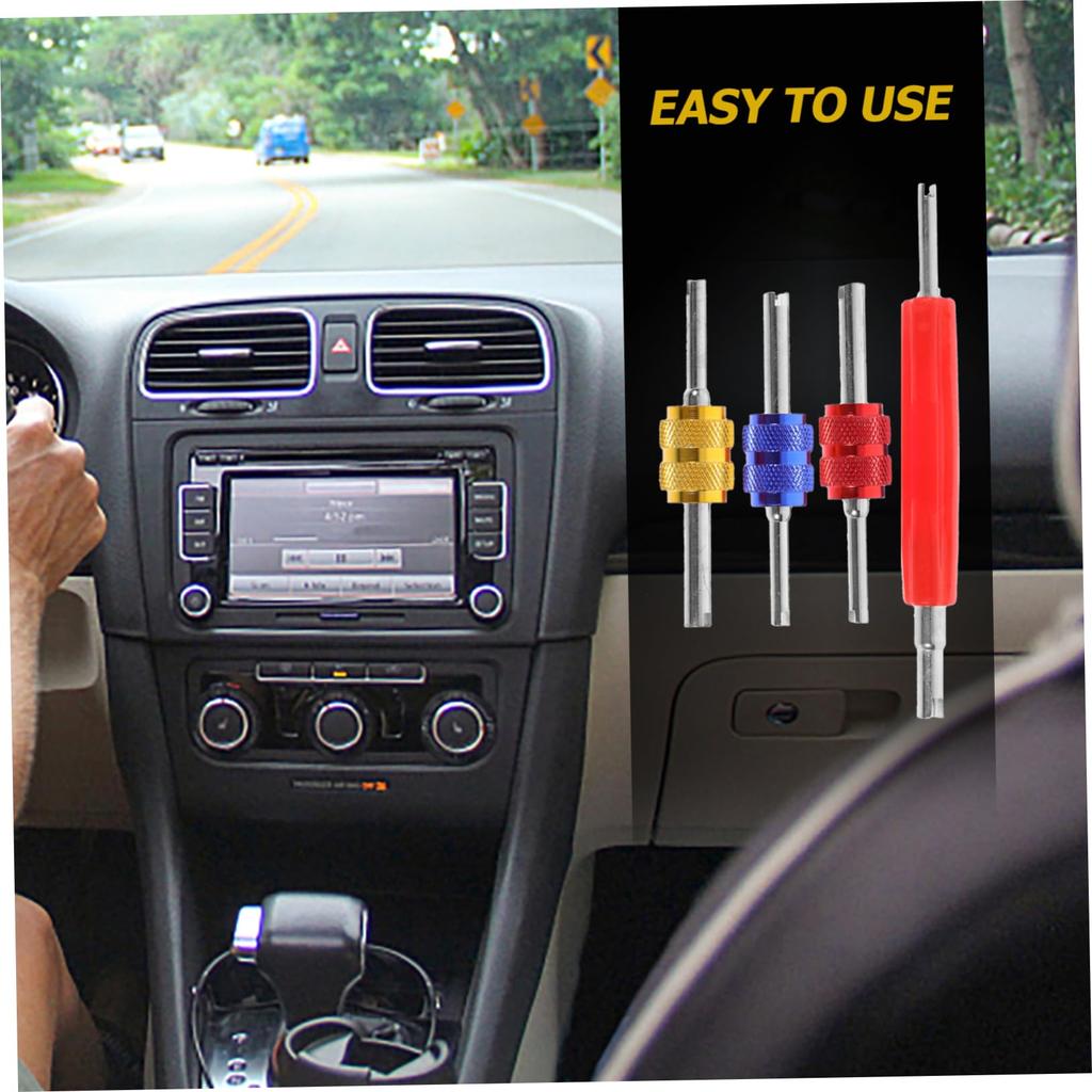 ABOOFAN Auto Air Conditioner Valve Core Remover Tool, Valve Removal Tool, For Car Repair,