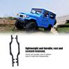2Pcs RC Car Metal Chassis Beam Replacement Accessory for WPL C34 C34K C34KM 1Celsius16 Black