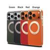 360 Rotating Magnetic Genuine Cowhide Leather Phone Case for iPhone 17 Pro Max 16 Plus 15 14 13 for Magsafe Kickstand Cover