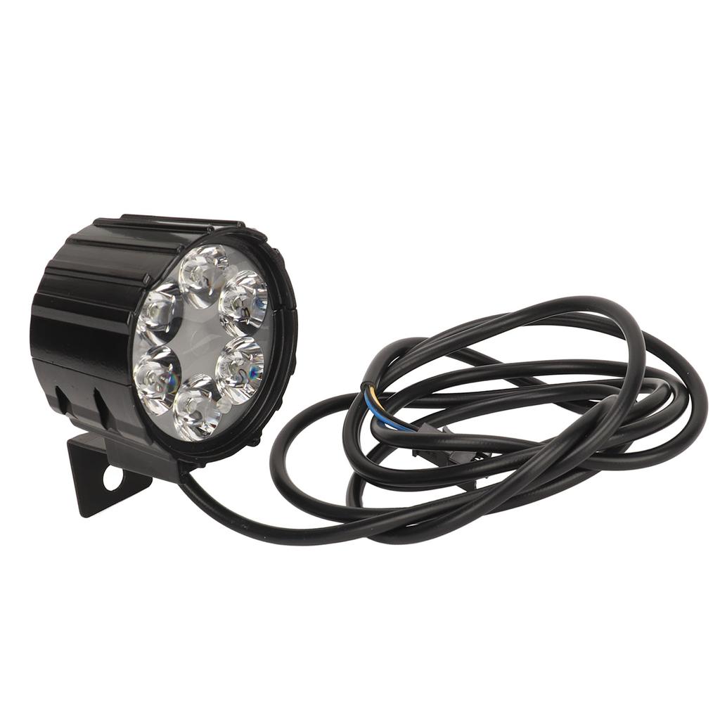 Klakson rowerowy Reflektor Wodoodporny 12?72V Aluminiowa lampa przednia do roweru elektrycznego jako akcesorium