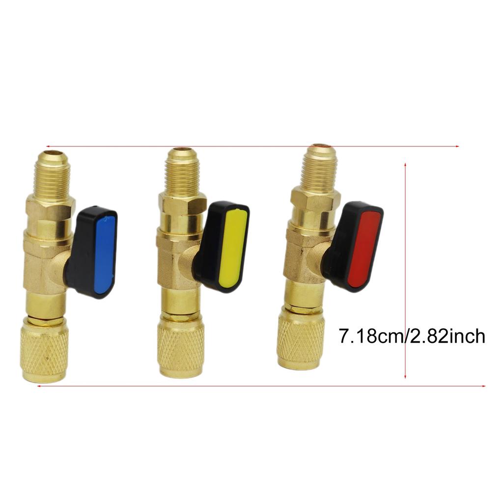 Liquid Dosing Safety Valve R22 Automotive Air Conditioner Low-pressure Refrigerant Valve Globe Valve Fluorinated Accessories