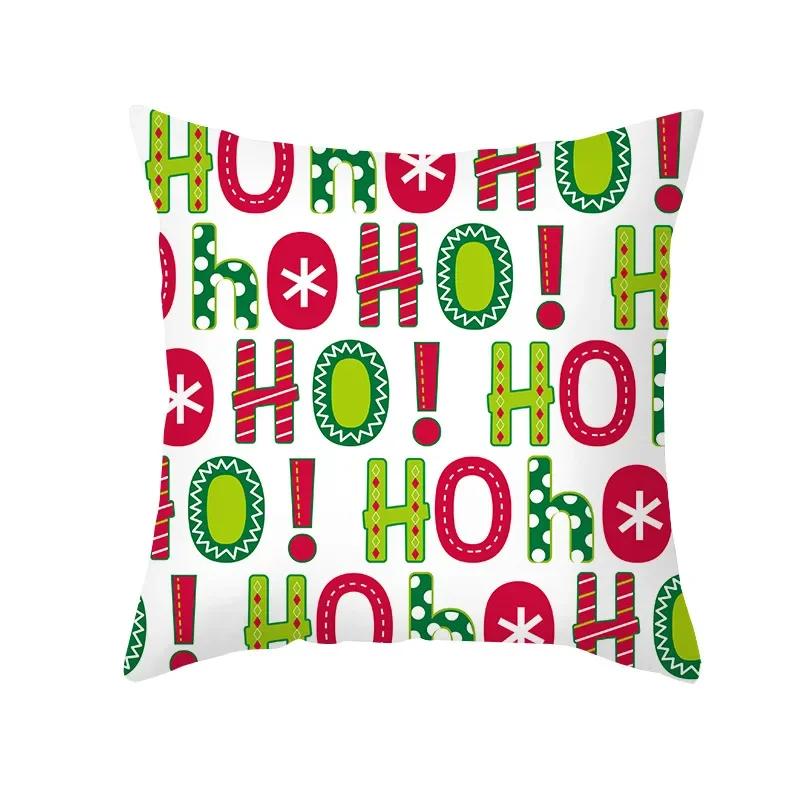Home Decoration Christmas Cute Cartoon Pillow Case Cushion Cushion Cushion Set is suitable for bedroom living room