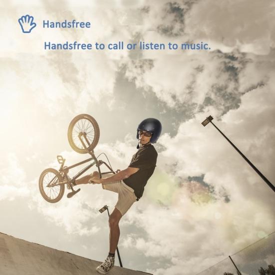 MH05 Motorcycle Bluetooth-compatible 5 Rechargeable Helmet Headset Handsfree Headphone