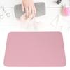 Pink Nail Art Table Mat PU Leather Washable Litchi Pattern Nail Pad Manicure Nail Table Pad Desk Mat