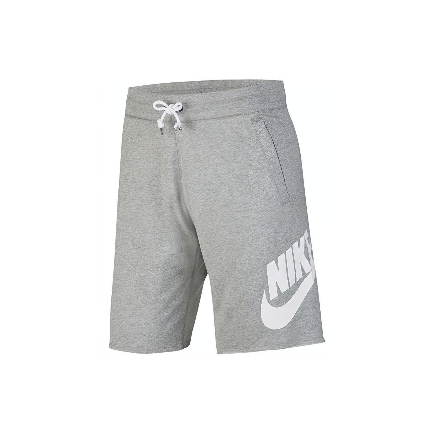 Nike Large Logo Printing Drawstring Sports Shorts Gray Men s AT5268-063 XXL