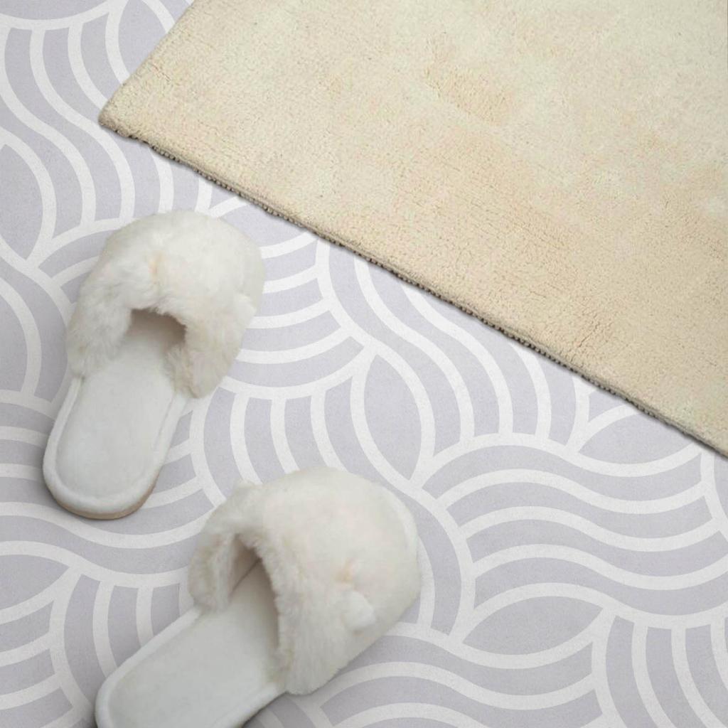 Vinyl Decoration With Print For Tool-Free Assembly 120x60 Cm Waves In a Harmonious Arrangement