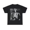 T Shirt Unisex Adult Retro Style Skateboarding Tee Zombie Skeleton Grunge Metal