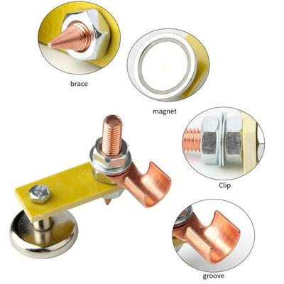 Svařovací podpěrné hlavy se silným magnetismem Velký držák svěrky s nastavitelným přísavkem na svařovací zemi