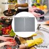 Built-in Drain Lip Dish Drying Mat Easy To Clean Sink Drainer Mat  Kitchen Counter