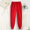 Yousheng Women Sport Pants Drawstring Elastic Waist Loose Jogging Ankle-banded with Pockets Solid Color Jogging Running Sweatpants Casual Trousers