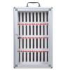 Aluminum Alloy Storage Locker Wall-Mounted Cell Phones Locker Storage Cabinet with Handle and Safety Lock for Office Classroom