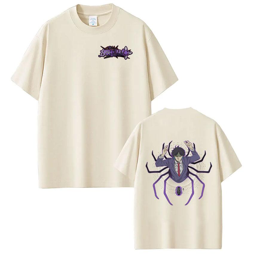 Anime Hunter X Hunter T Shirt Spider Phantom Troupe Chrollo Lucilfer Short Sleeve Tshirt Men Women Cotton Casual Loose Tshirts