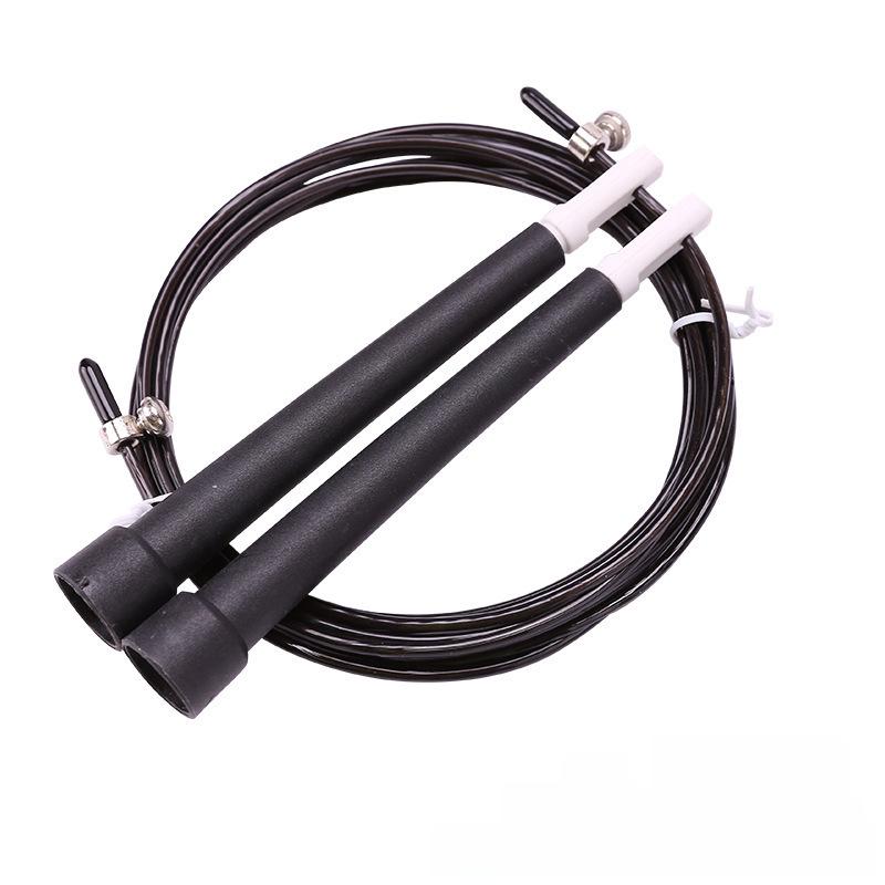 High-Speed Steel Skipping Rope for Students' Fitness and Exam Prep: Great for Indoor & Outdoor Use and Weight Training.