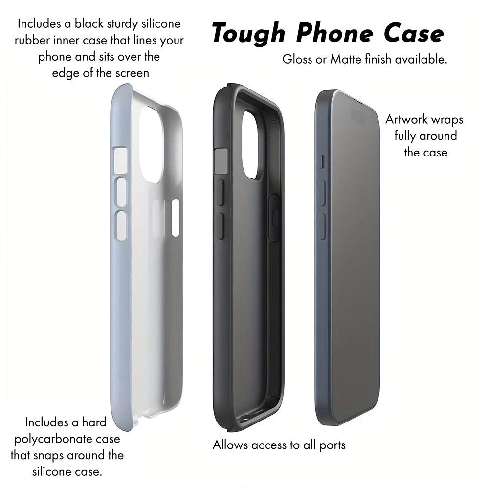 Blueberry Branch 2-in-1 Phone Case Suitable for iPhone 17 16 15 14 13 12 11 Pro/Max/Plus Anti Drop and Anti Shock Back Cover