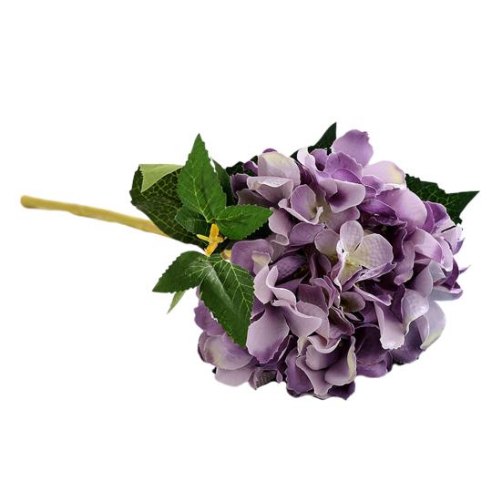 1 Stück künstliche Hortensie, lichtbeständig, realistisch, lebendige Farben, Fotografie-Zubehör, Kunstseidenblume für Hochzeit