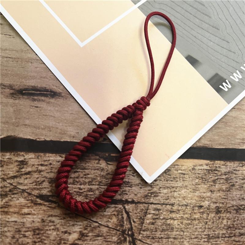 

Finger Strap Handwoven Key Lanyard Anti-lost Cellular Accessory Simple Cell Phone Decoration Retro Chain for Phone Case Lanyard