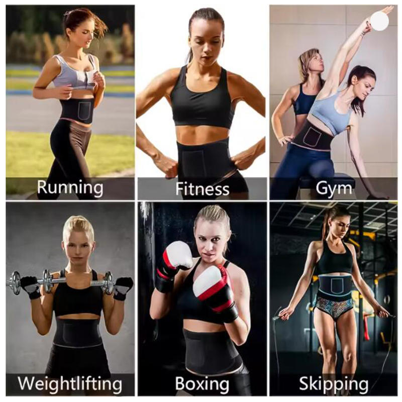 Sports Sweat Waist Protection Belt Fitness Abdomen Elastic Multifunctional Belt For Exercise And Sculpting