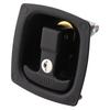 T Handle Door Latch 4x6mm Hole Spacing Zinc Alloy Folding Rotary Compression Toolbox Entrance