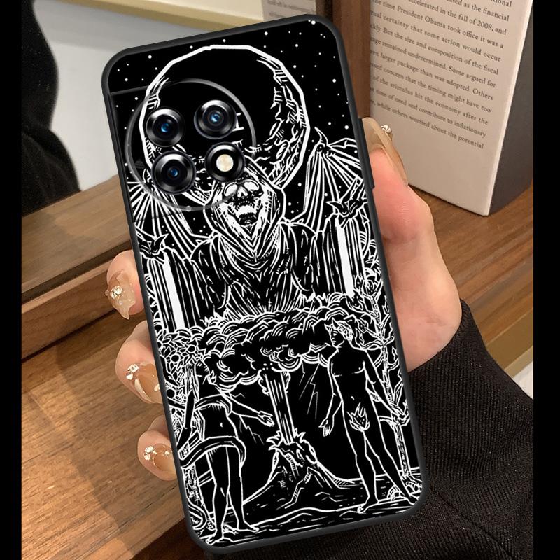 

The Hermit Tarot Card Grim Reaper Case For OnePlus 13T 10T 15R 10R 12R 13R 13 12 11 9 10 Pro Nord CE 5 2 3 4 Lite N20 N30 Cover OnePlus Nord CE4Lite