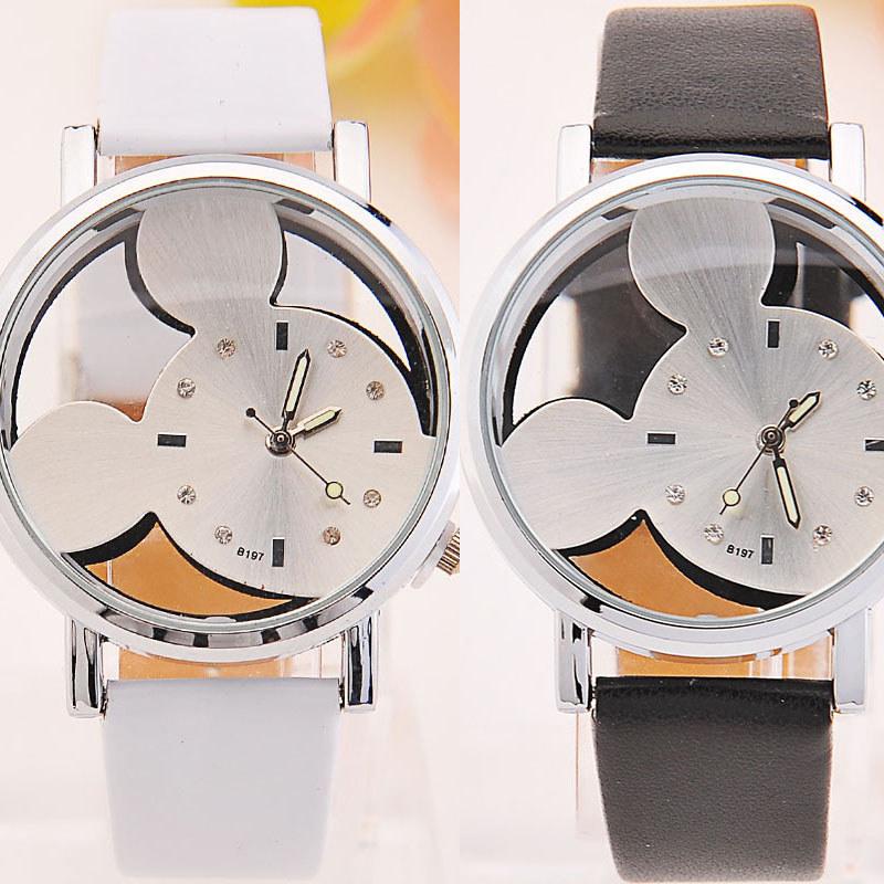 Mickey Mouse Childrens Fashion Quartz Watch With Large Dial For Kids And Teens