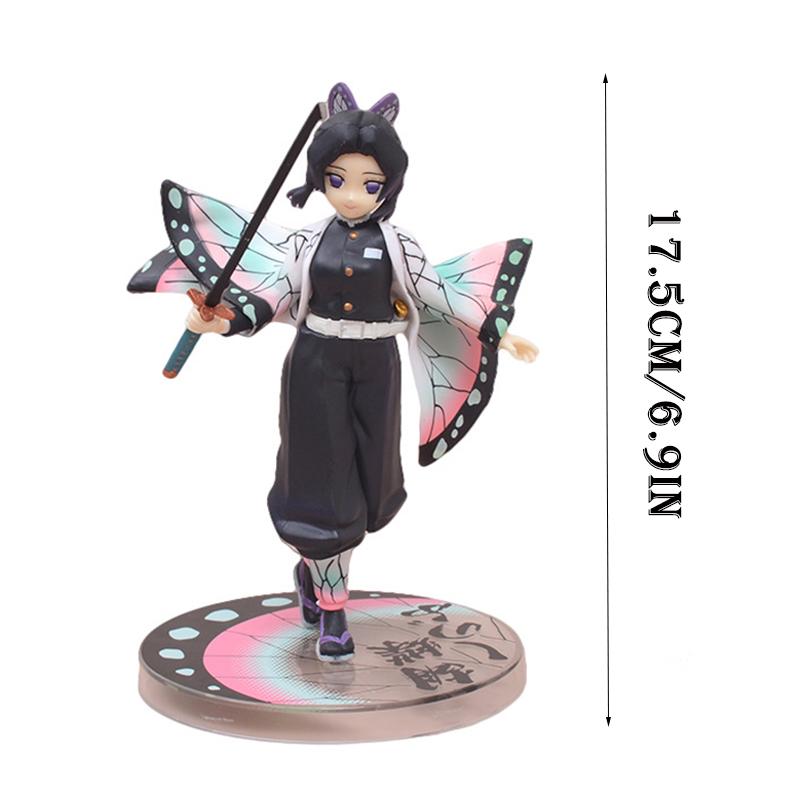 

Кочоу Истребитель Демонов Шинобу Фигурка Игрушки Модель Топпер для Торта Подарок День Святого Валентина