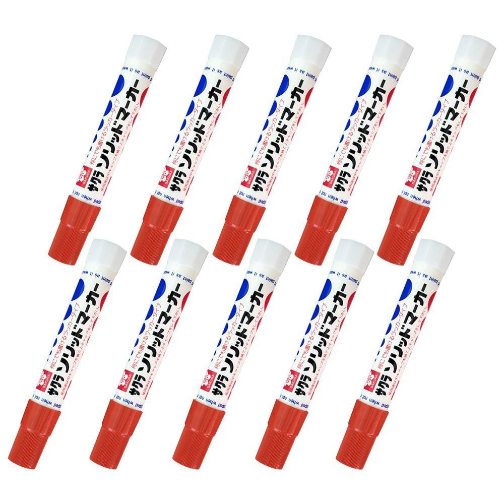 

Sakura Crepas Oil Pen Solid Marker красный 10 шт SC-P#19(10) красный