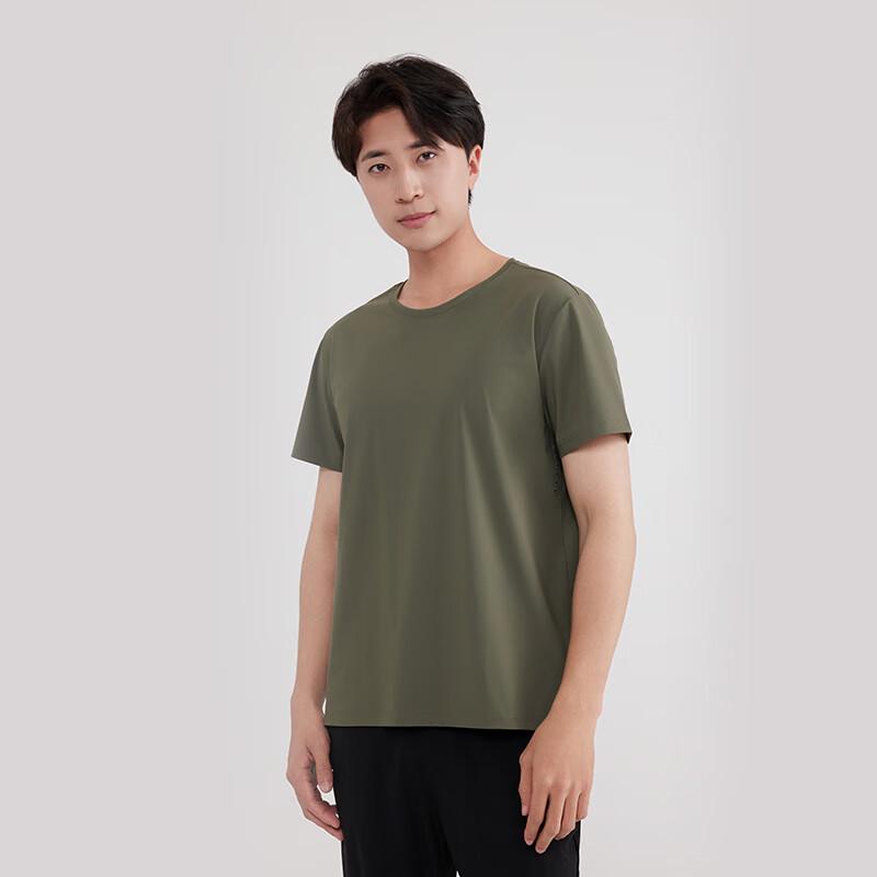 Unisex Ice Silk Round Neck Short Sleeve T-shirt