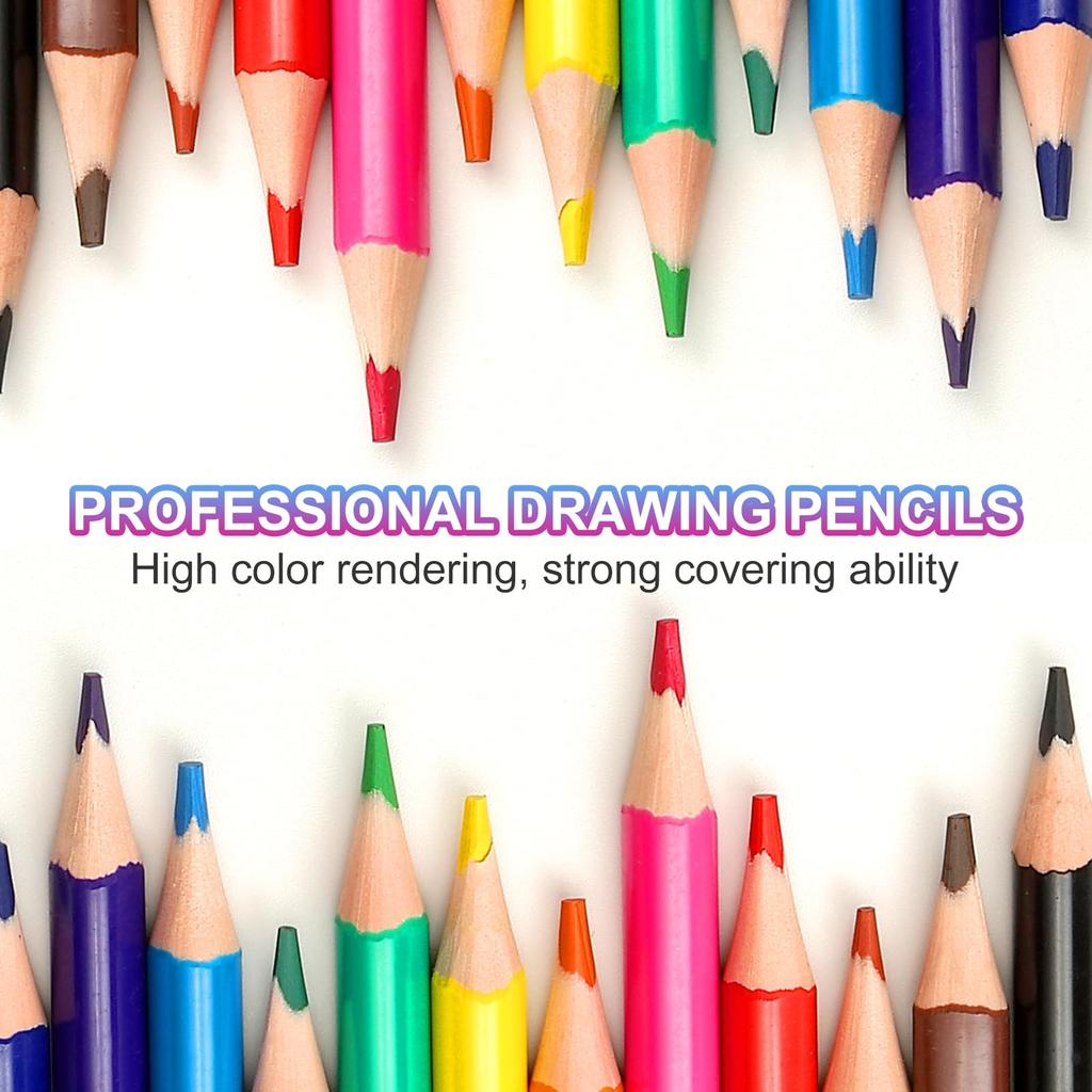 PATIKIL Erasable Colored Pencil Set for and DIY Crafts 36-Color Sketching, Blending,