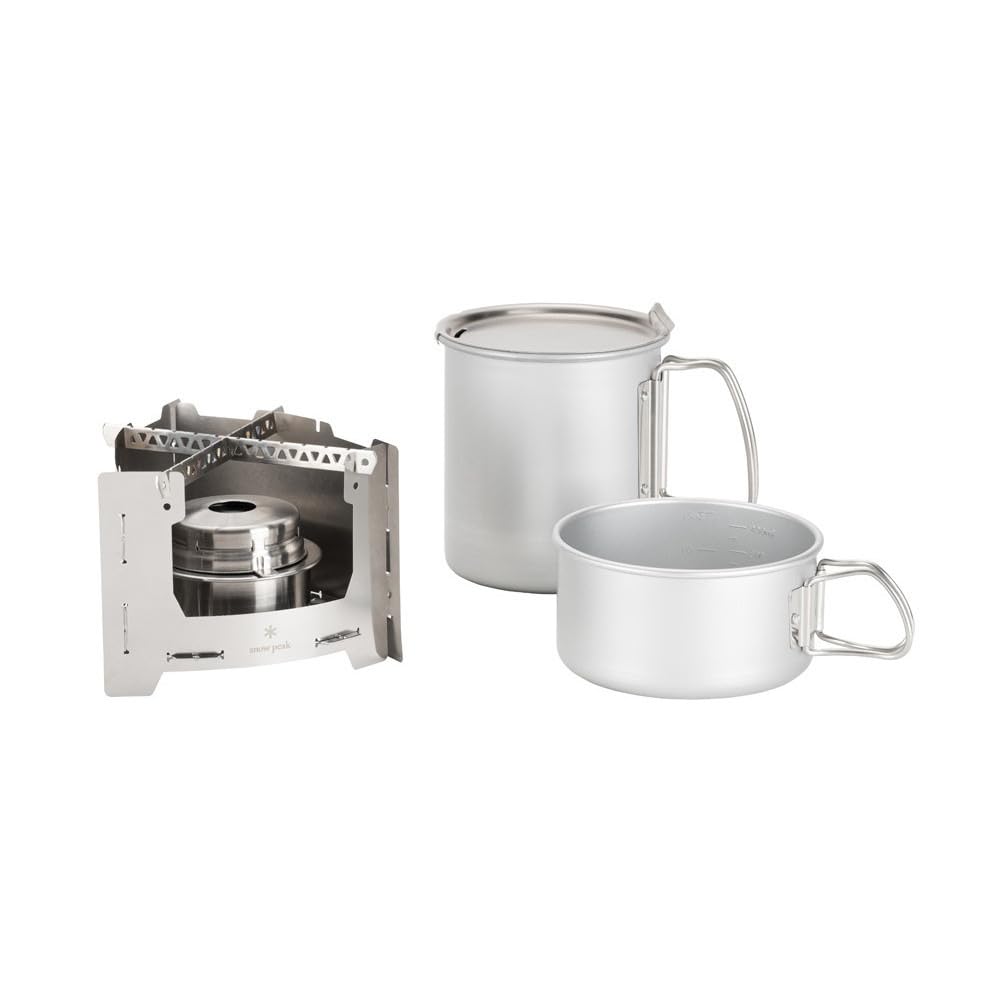 Snow Peak Stove Burner Camp Flame Koen Cooker Set BS-010CS Alcohol Single Outdoor (FF)