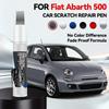 Per Fiat Abarth 500 Penna per Riparazione Vernice Ritocco Rimuovi Graffi Fai da Te Accessori Auto Nero Bianco Grigio Verde Giallo Rosso