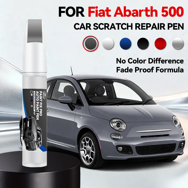 

Для Fiat Abarth 500 Фарба-ремонтний маркер Зафарбовування подряпин DIY Автоаксесуари Чорний Білий Сірий Зелений Жовтий Червоний