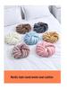 Nordic Woven Throw Pillow - Plush Square Backrest Sofa Cushion for Home Decor