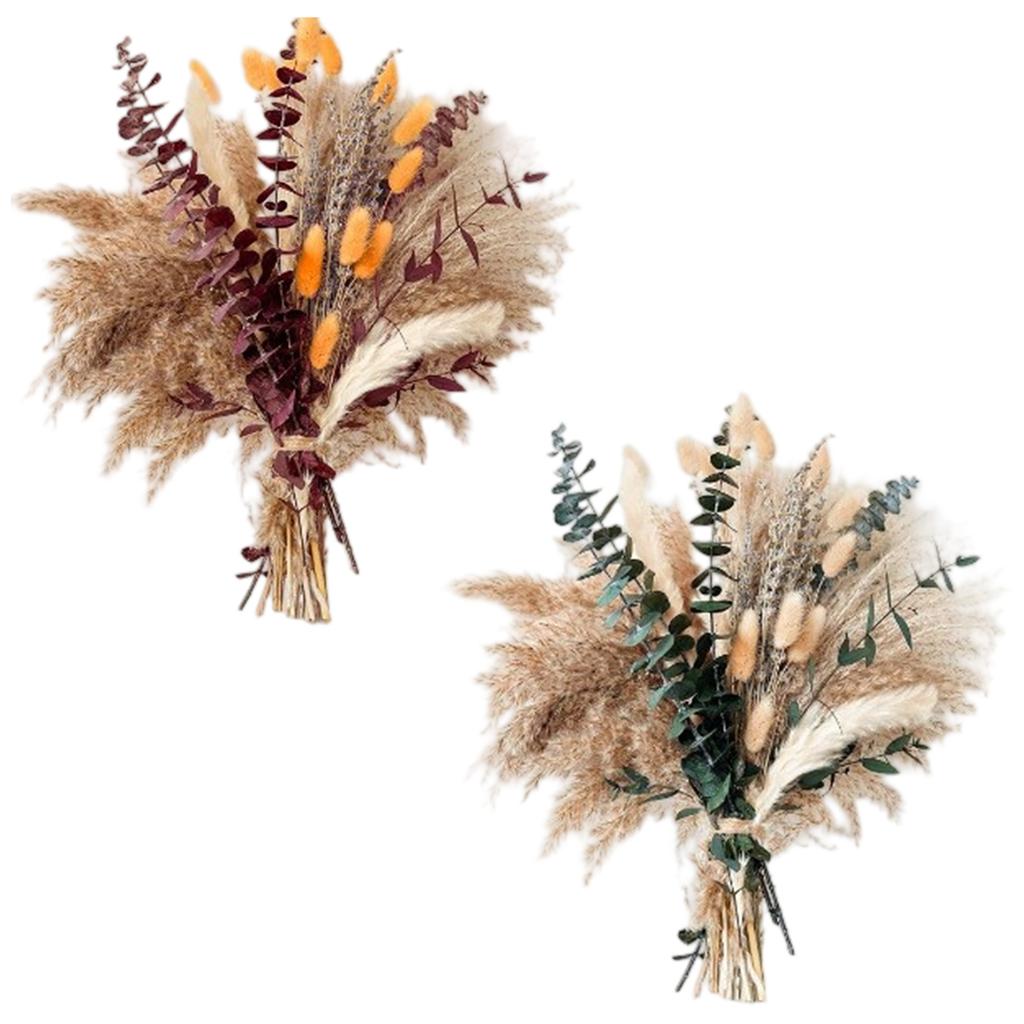 Feather Decoration 44cm High - Beautiful Bouquets, Dried Flowers, Feather Grass - Used For Wedding Or Dried Flower Decoration.