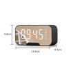 Multifunctional Mirror Led Infinite Bluetooth Speaker Alarm Clock Portable Mini Voice Broadcasting Digital Pocket Watch Home