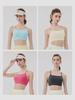 Women's Moisture-Wicking Sports Bra with Padded Straps - Quick-Drying Fitness Tank for Yoga, Pilates, and Tennis
