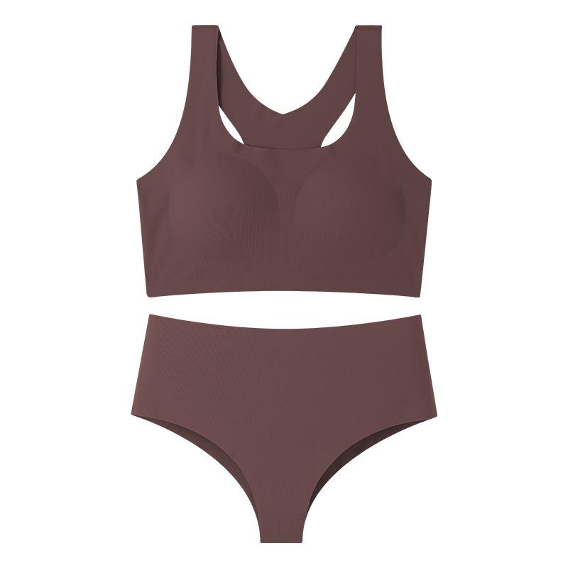 Sports Seamless Steel Rim Bra Female Sexy Gather Top Tank Top Women's Bra Underwear
