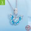 S925 Sterling Silver Butterfly Series Pendant Jewelry Accessories, Mori Girl Heart Diy Bead Partition
