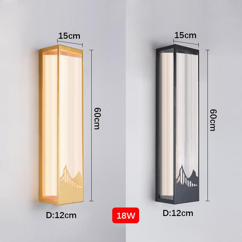 Outdoor Waterproof Wall Lamp Pillar Porch Light Door Post Gate lamp Courtyard Wall Lamp Outdoor Balcony Headlight Lighting