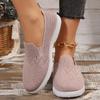 Lightweight Soft Sole Walking Shoes for Women Summer Breathable Mesh Knit Flats Sneakers Woman Comfortable Slip On Casual Shoes