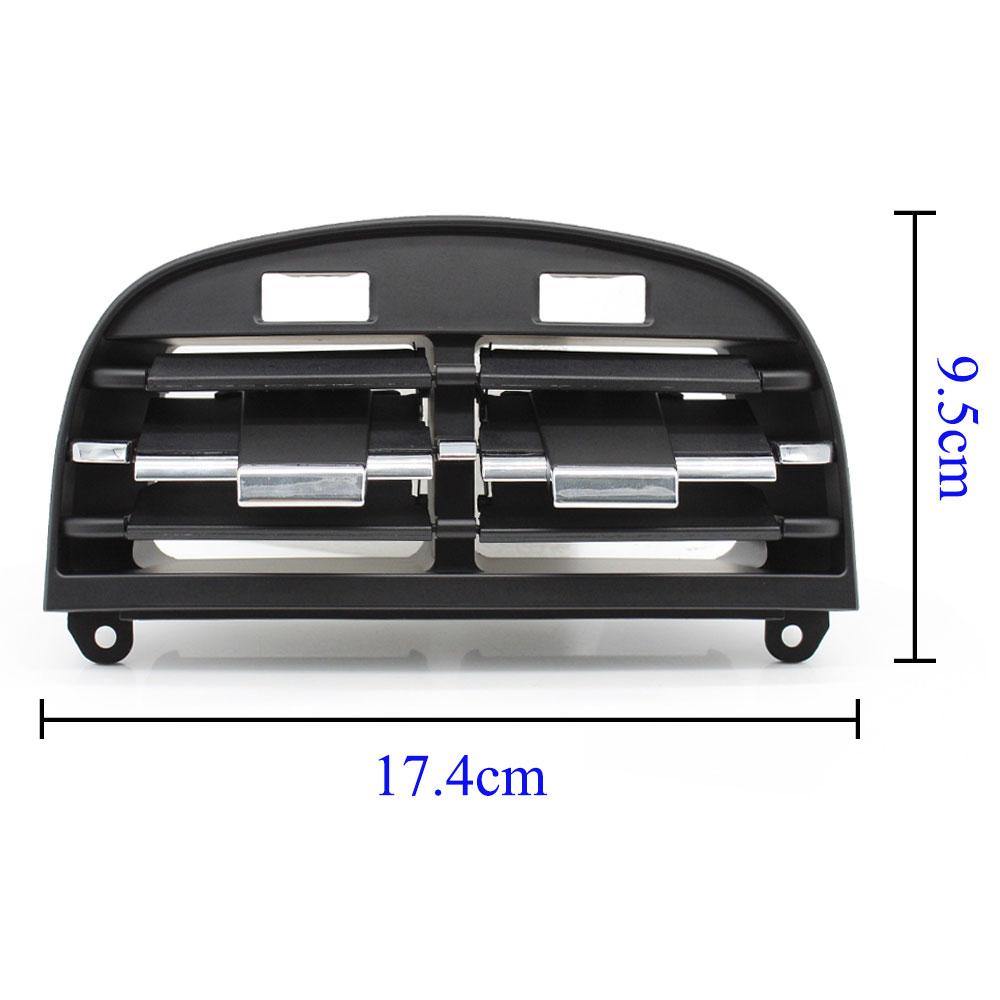 

Автомобільна задня вентиляційна решітка вентиляційної решітки Вихідна кришка консолі Повзунки панелі кондиціонера для Maserati Quattroporte 2013- Rear AC Vent Panel