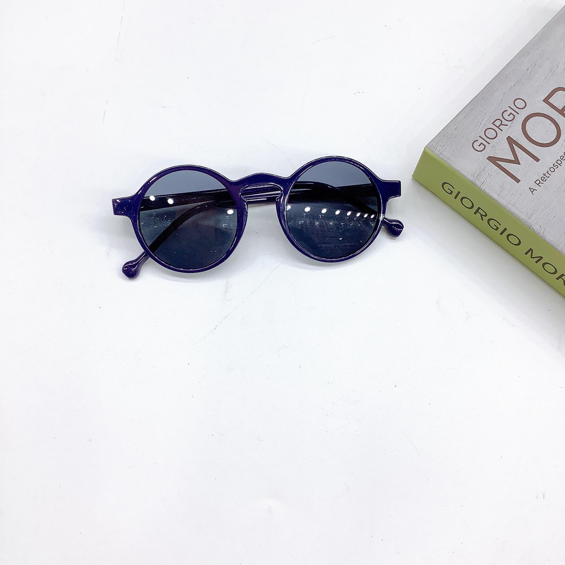 

2024 Детские солнцезащитные очки Модный тренд Персонализированная уличная съемка Детские солнцезащитные очки Детские очки для защиты от УФ-лучей сапфир синий