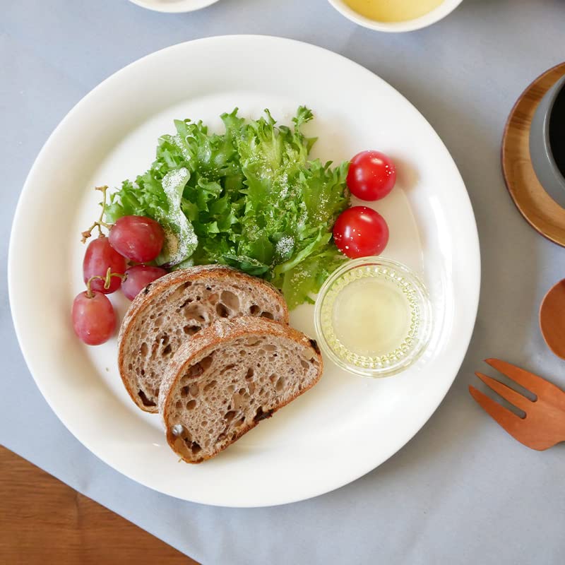 EAST Table Newborn Rim Made In Simple Microwave and Dishwasher Safe Plate, 24cm, 712-007, Japan, Design,