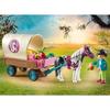 Playmobil - 70998 - Cart with Child and Pony - Plastic Toy for Children Aged 4 and Over