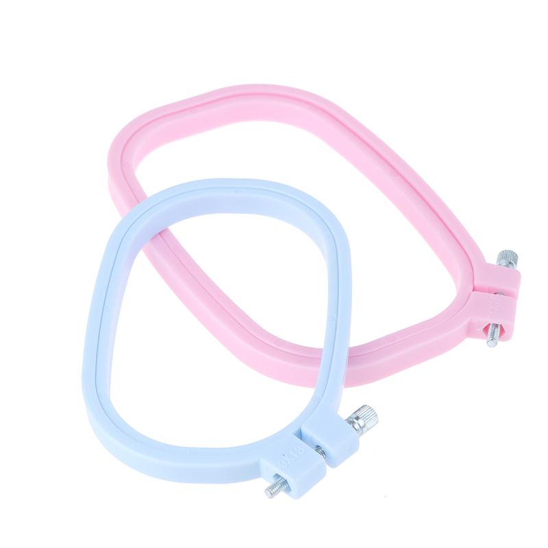 5 Size Plastic Diy Embroidery Hoops Square Shape Cross Stitch Hoops Frame Ring